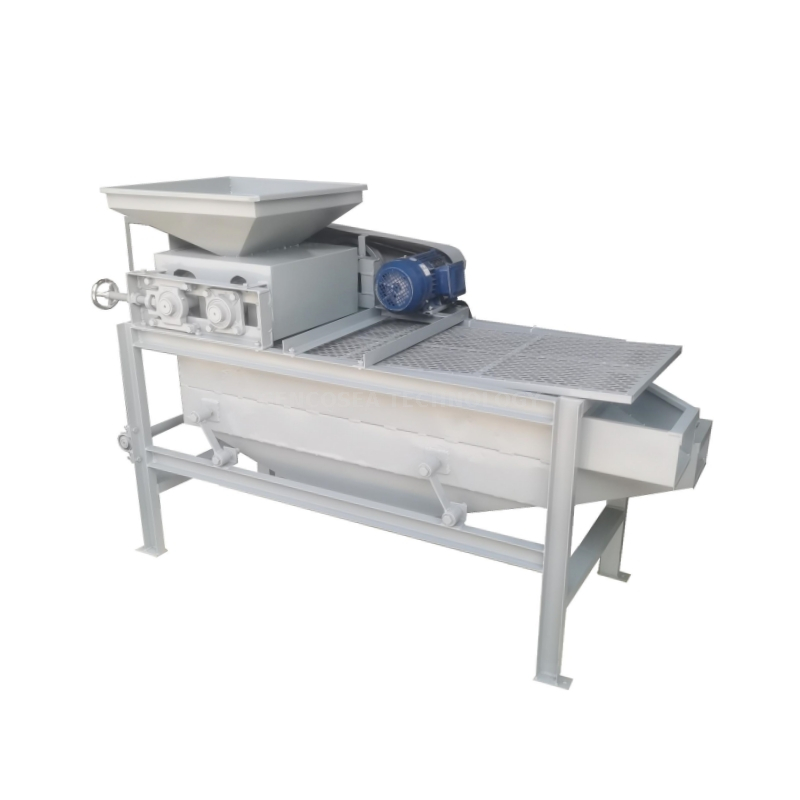 Almond Hazelnut Shell Cracking Shelling Separating Machine 