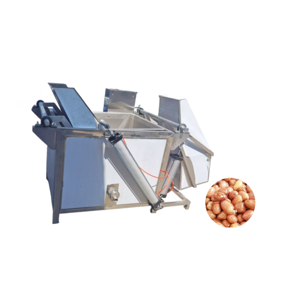 Peanut Beans Nut Snack Deep Frying Machine 