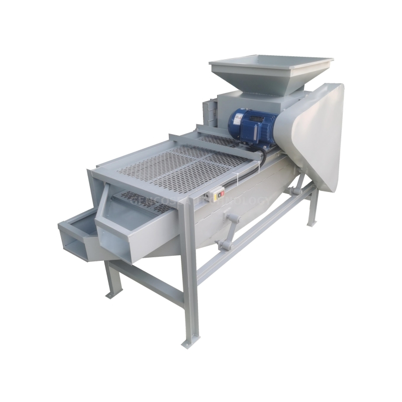 Almond Hazelnut Shell Cracking Shelling Separating Machine 