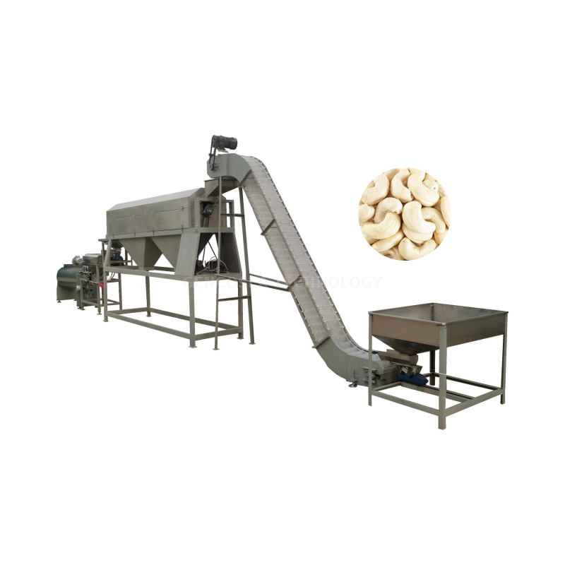 Continuous Cashew Nut Kernel Peeling Machine Line 